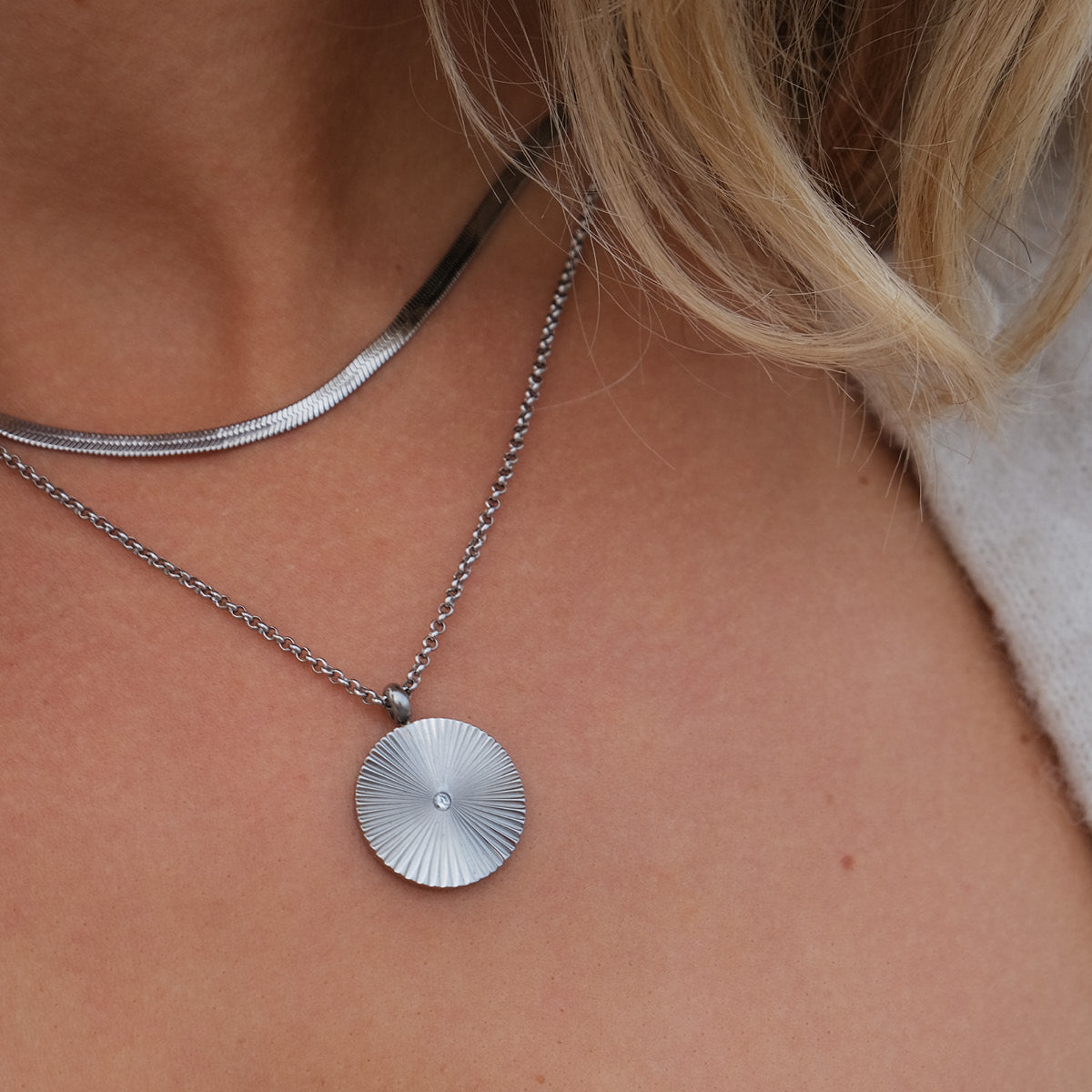 Pure Steel Unisex Snake Chain Necklace by A&C Oslo
