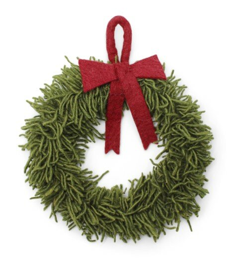 Gry and Sif - Small Wreath With Red Bow