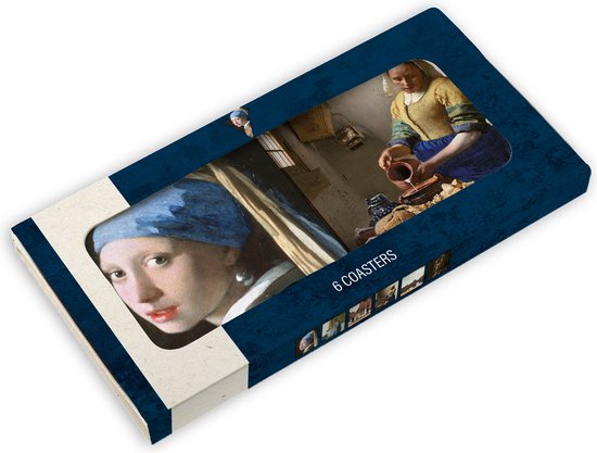 Bekking & Blitz - Girl with the Pearl Coaster (Set of 6)