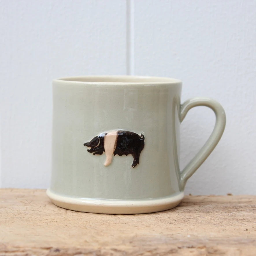 Hogben Mug - Blue Saddle Back Pig