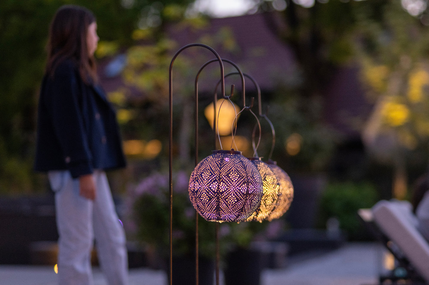 Lumiz Lantern Round 20cm Future Dusk Topaz