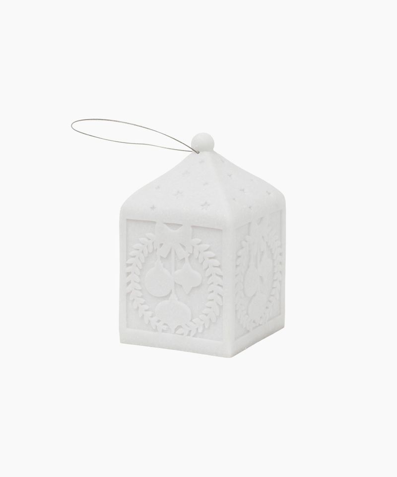 Lantern with Baubles Light Up