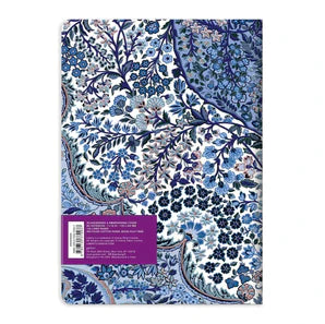 Liberty Embroidered Tanjore Gardens Handmade Embroidered B5 Journal