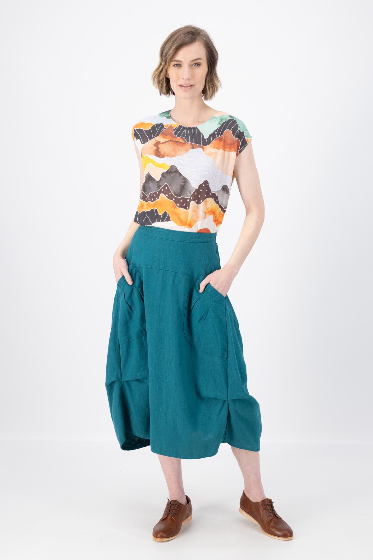 Olga de Polga- Milwaukee Le Studio Skirt in Denim