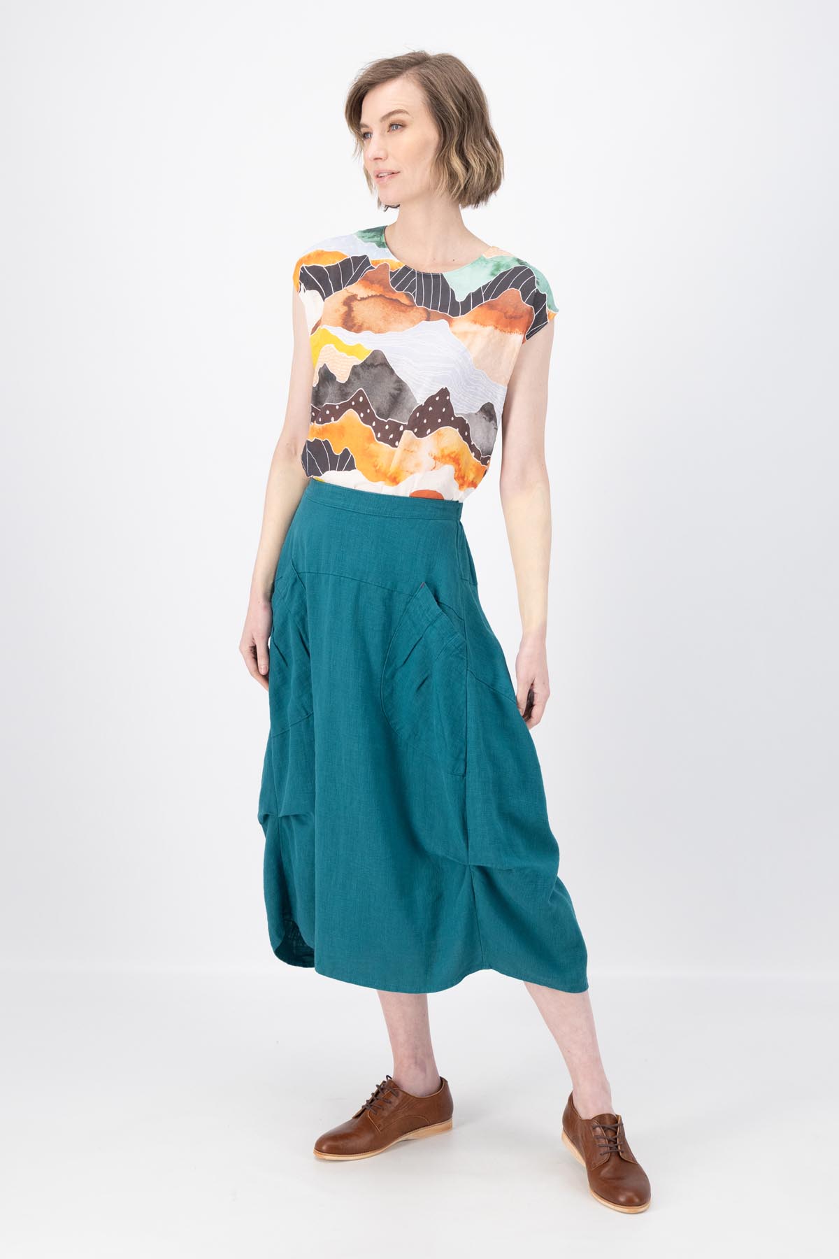 Olga de Polga- Milwaukee Le Studio Skirt in Denim
