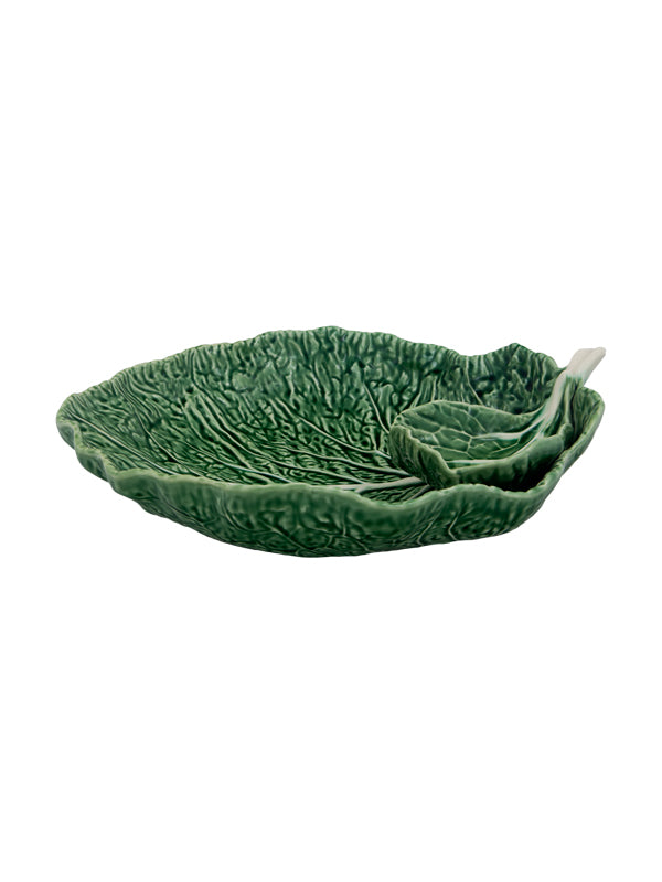 Bordallo Cabbage Leaf Salad Bowl 34cm