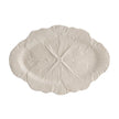 Cabbage Oval Platter 37.5cm Beige