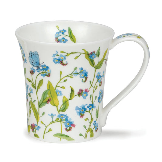 Dunoon Jura Forget Me Nots Mug Blue