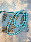 Ziro Valley Turquoise Bead Necklace - Long
