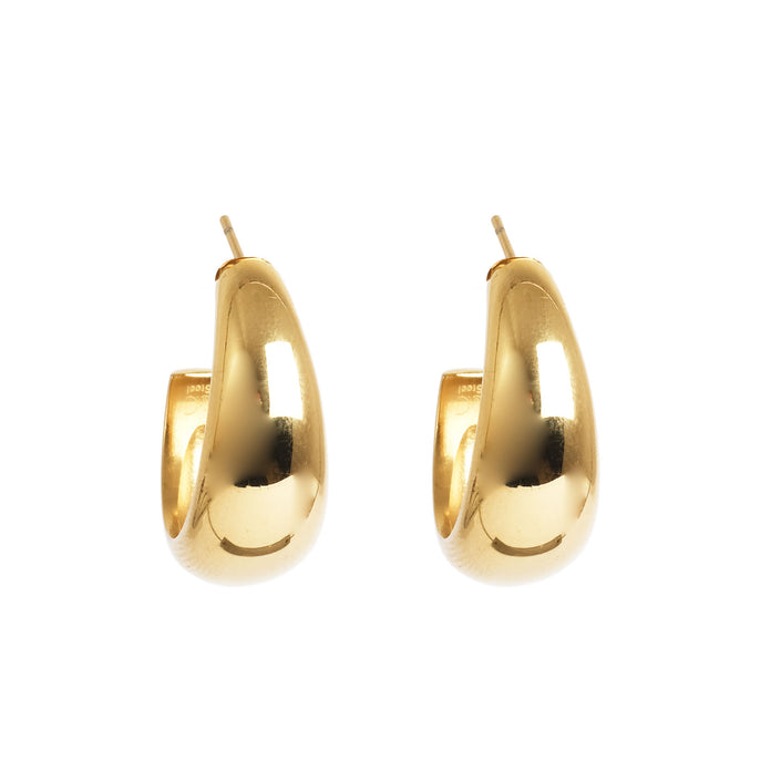 Pure Steel Rounded Earring by A&C Oslo