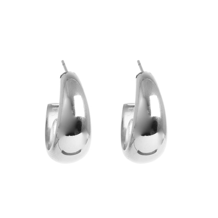 Pure Steel Rounded Earring by A&C Oslo