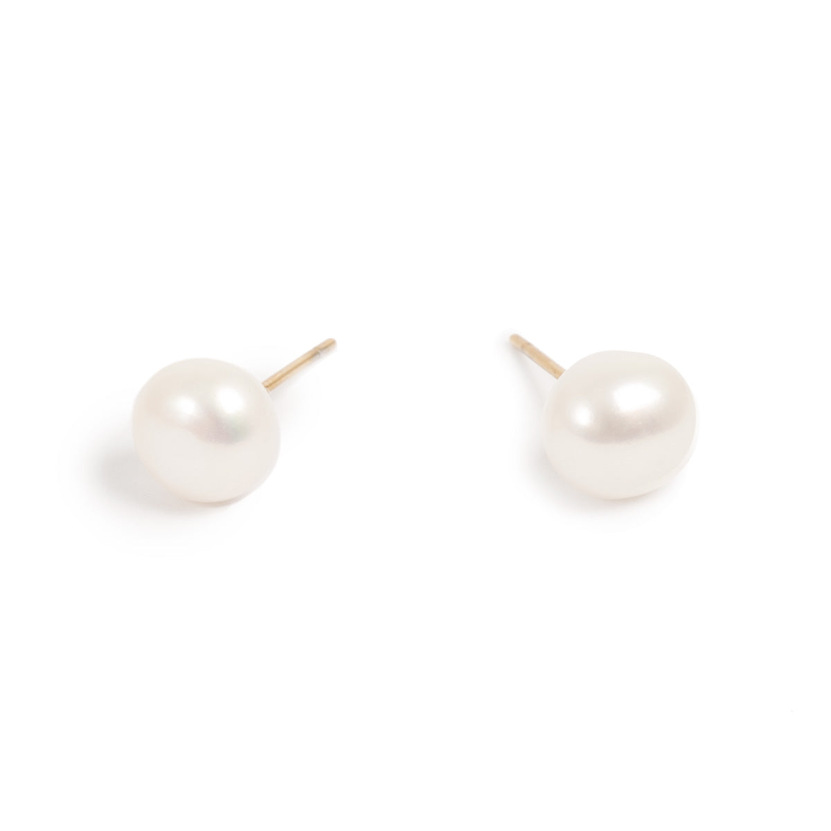 Freshwater Pearl Studs 8mm by A&C Oslo