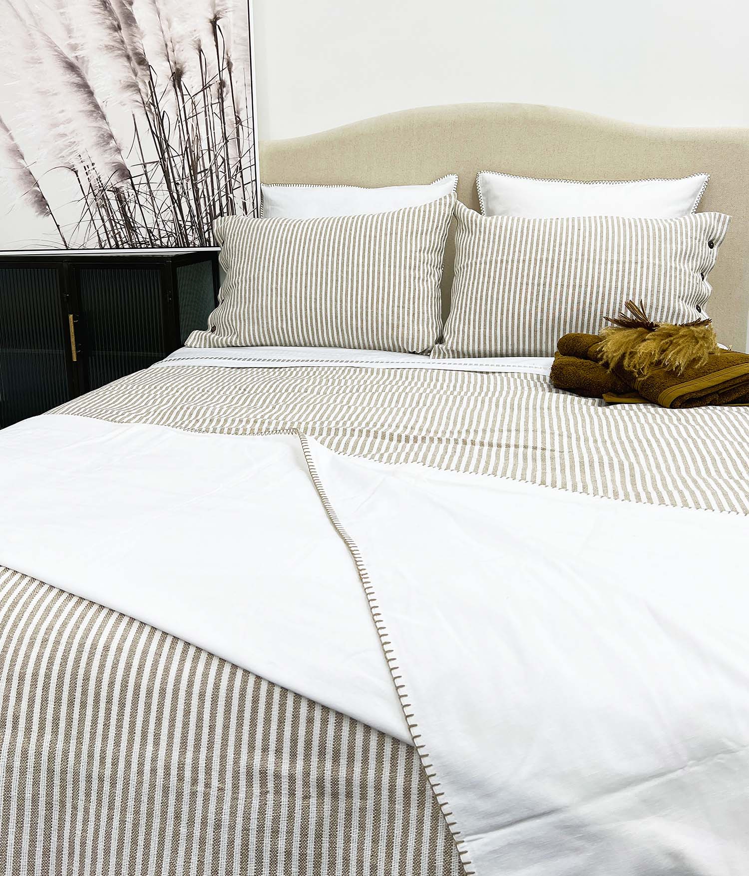Brayden Duvet Cover Natural - Queen