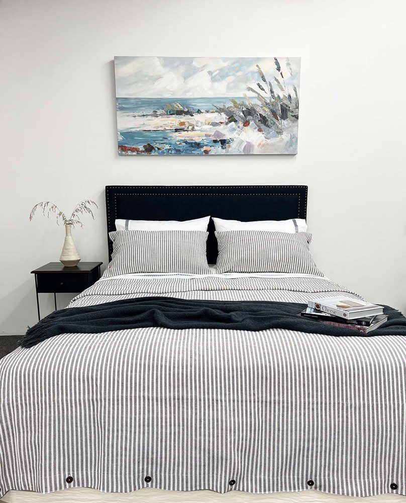 Brayden Duvet Cover Grey- Super King