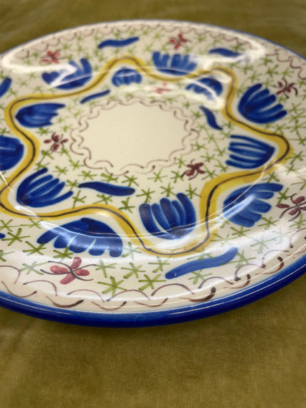 Vintage Handpainted Spanish Figa's Plate