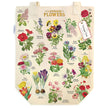 Vintage Tote-The Language of Flowers