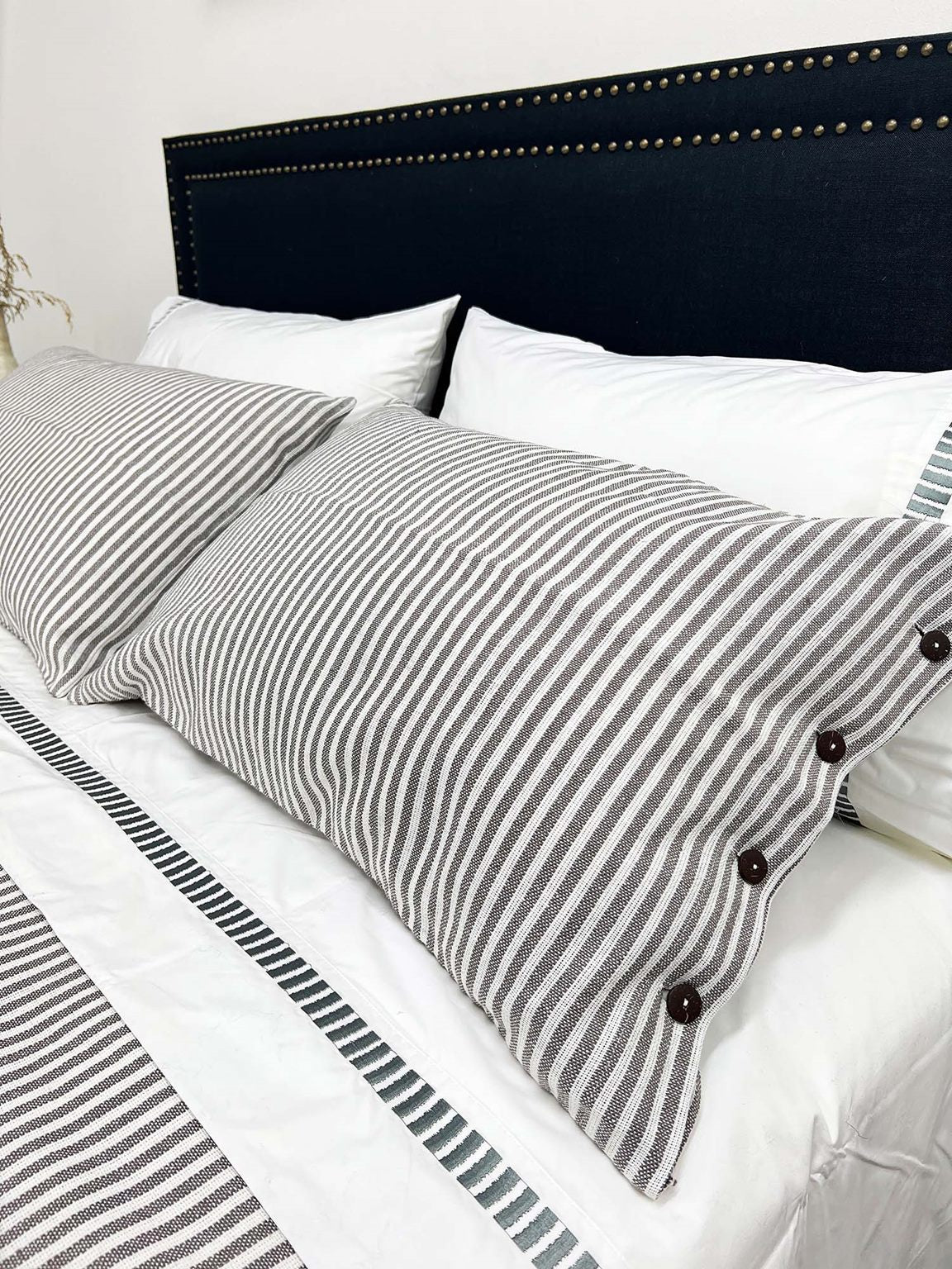 Linens & More - Brayden Pillowsham Grey 50x70cm