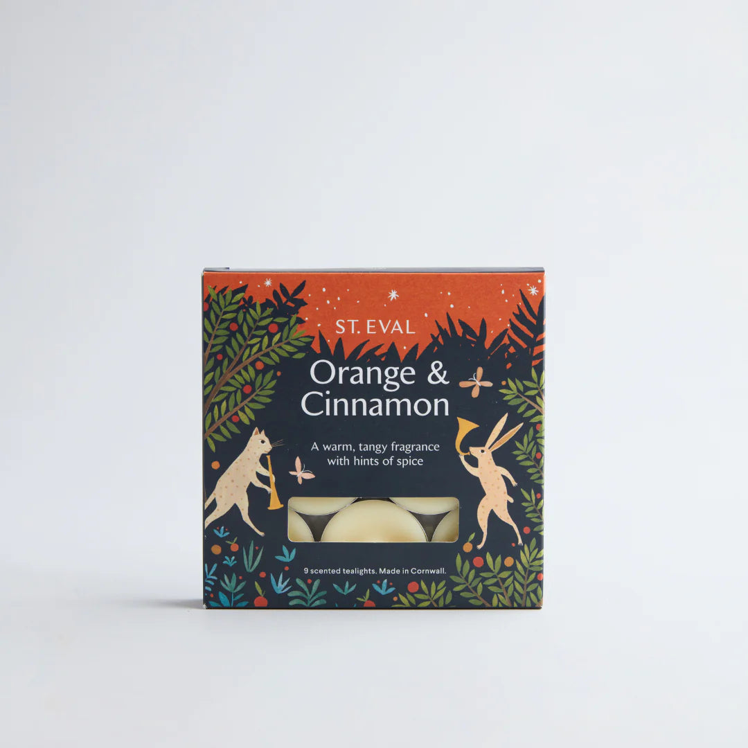 St Eval Tealight Orange and Cinnamon Tealights