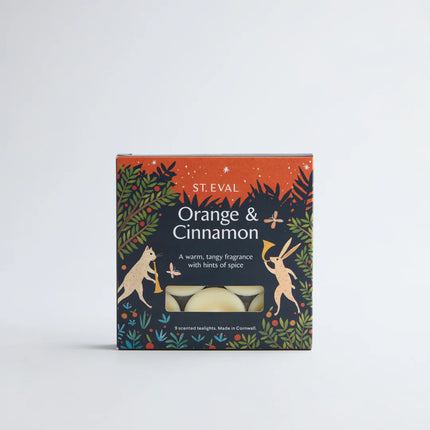 St Eval Tealight Orange and Cinnamon Tealights