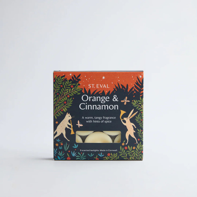 St Eval Tealight Orange and Cinnamon Tealights