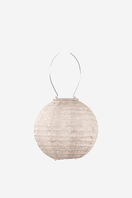 Lumiz Lantern Round 20cm Soft Blush