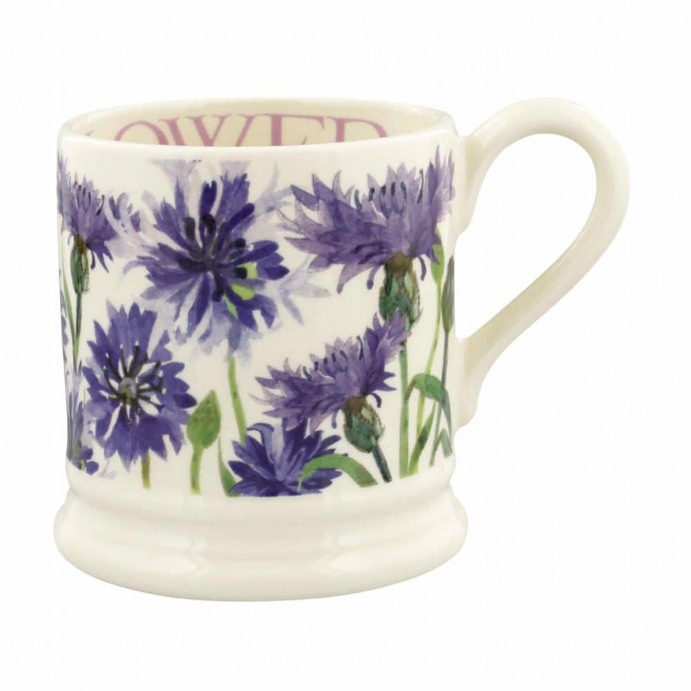 Emma Bridgewater Cornflower half-pint mug, handmade in Stoke-on-Trent, available in New Zealand