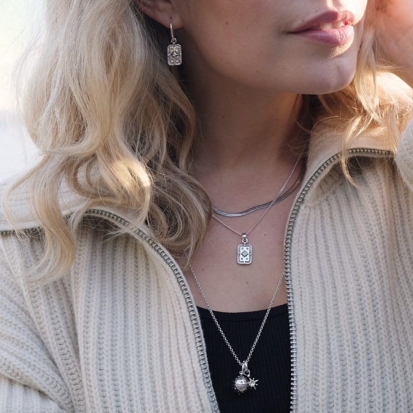 Astro on Half Length Chain Silver by A&C Oslo