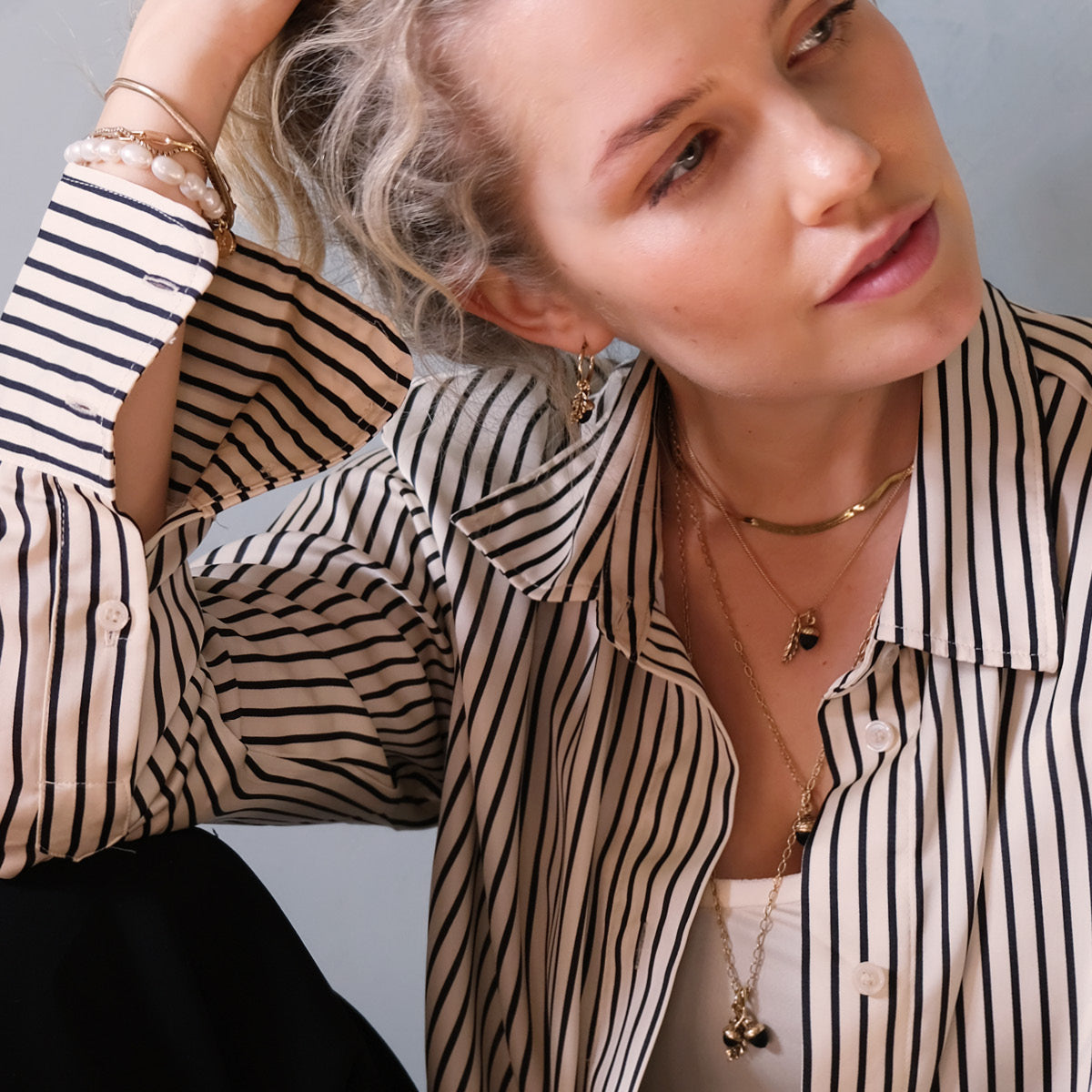 Bunch of Acorns Half Length Necklace by A&C Oslo