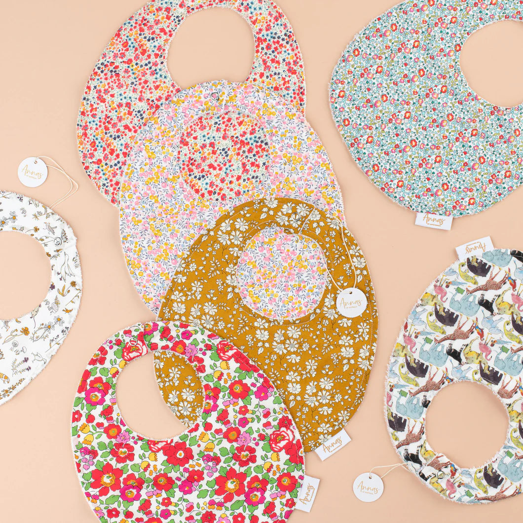 Liberty Print Airlie Bib by Anna's of Australia
