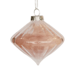 Glass Finial Pale Pink