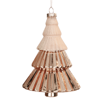 Glass Tree Pale Pink 90mm high