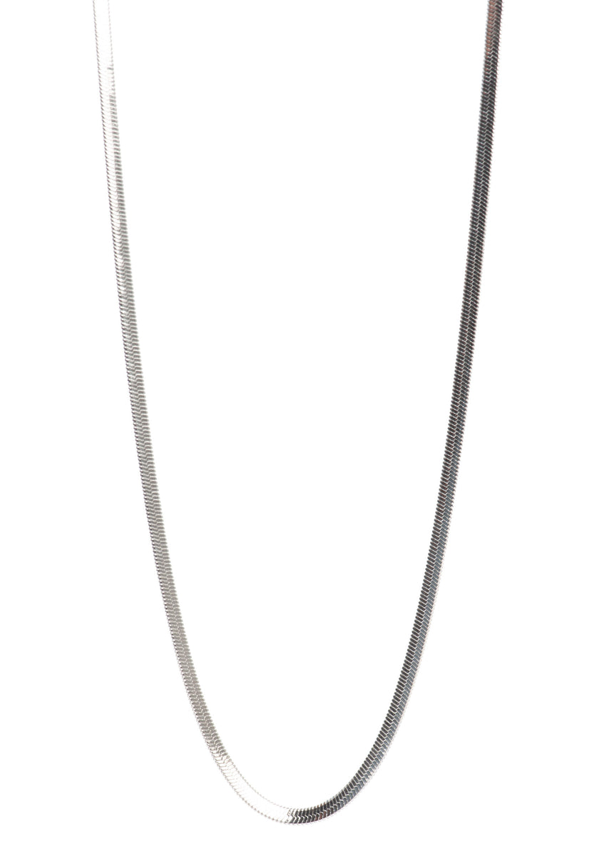 Pure Steel Unisex Snake Chain Necklace by A&C Oslo