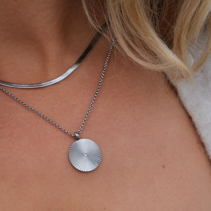 Pure Steel Unisex Snake Chain Necklace by A&C Oslo