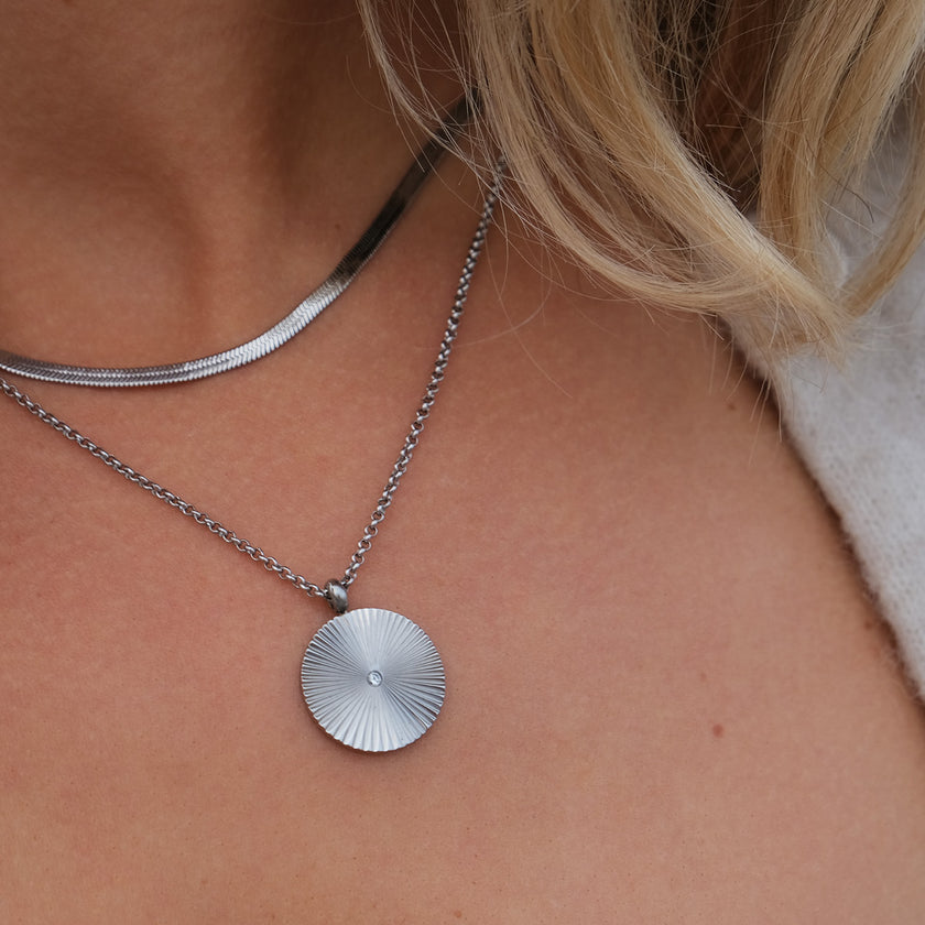 Pure Steel Unisex Snake Chain Necklace by A&C Oslo