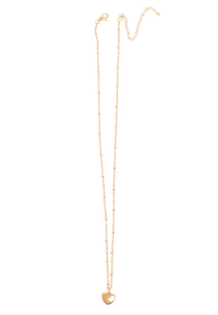 Short Chain Heart Necklace by A&C Oslo