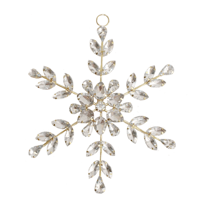 Snowflake Christmas Decoration Gold