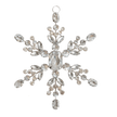 Silver Snowflake with Gems