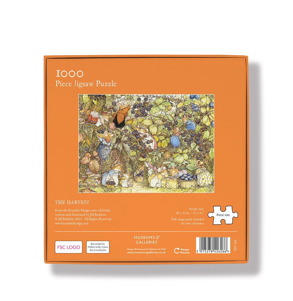 Brambly Hedge Puzzle-The Harvest 1000 Piece