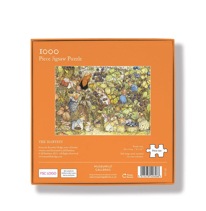 Brambly Hedge Puzzle-The Harvest 1000 Piece