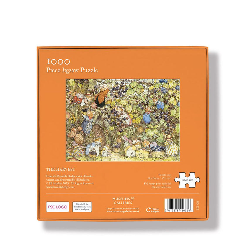 Brambly Hedge Puzzle-The Harvest 1000 Piece