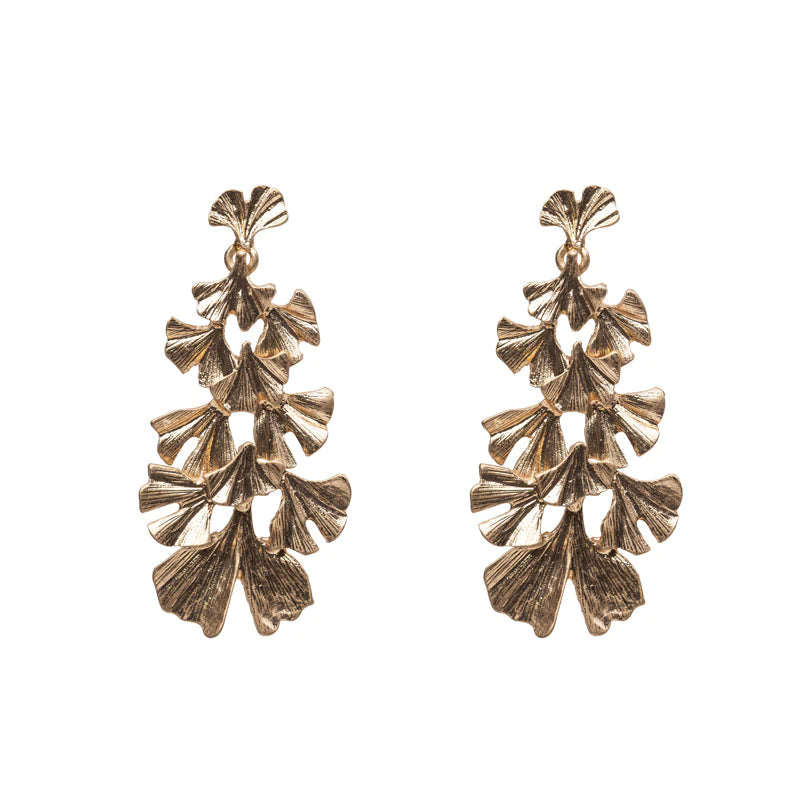 Gingko Chandelier Earrings by Four Corners