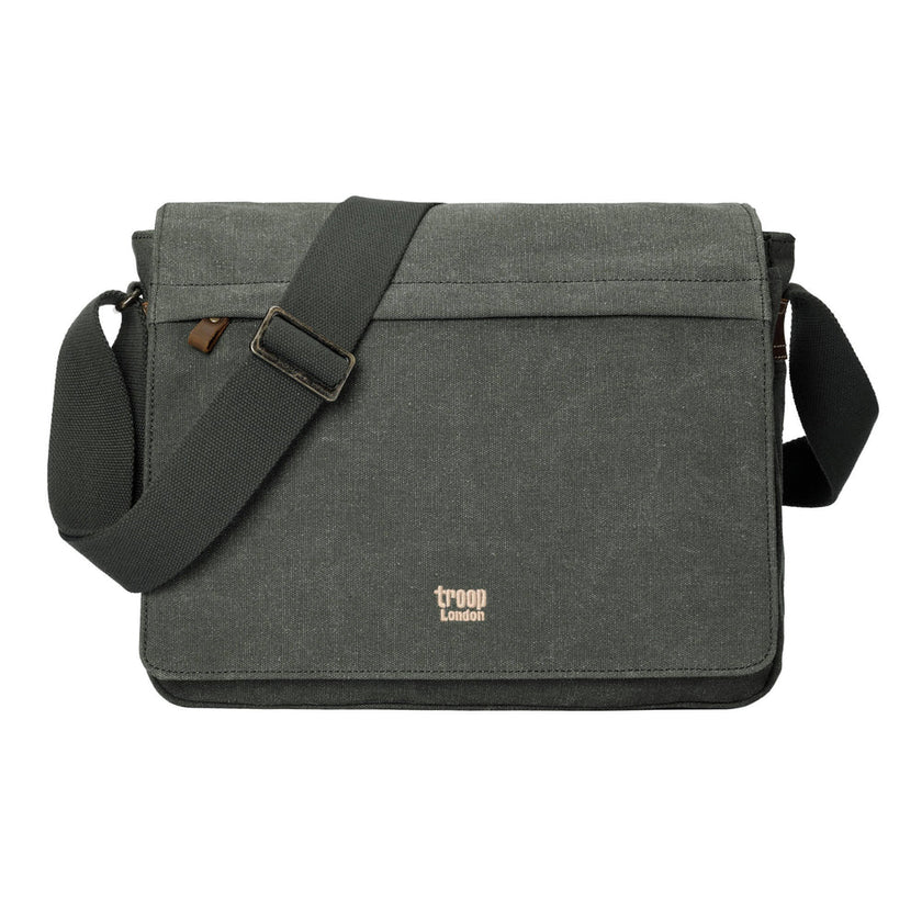 Troop Classic Flap Front Messenger Bag_Green