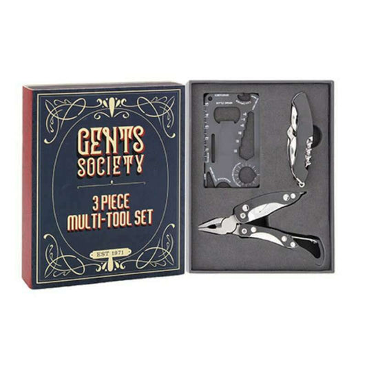 Gents Society 3 Piece Multi Tool Set