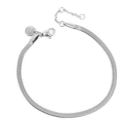 Pure Steel Unisex Snake Chain Bracelet by A&C Oslo