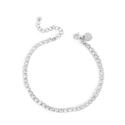 Tennis Bracelet Silver 2mm Crystral by A&C Oslo