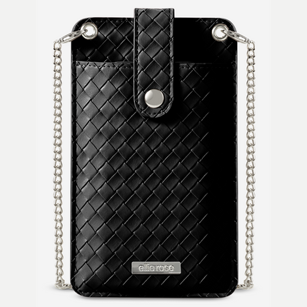 Ellie Rose Crossbody Phone Bag - Black