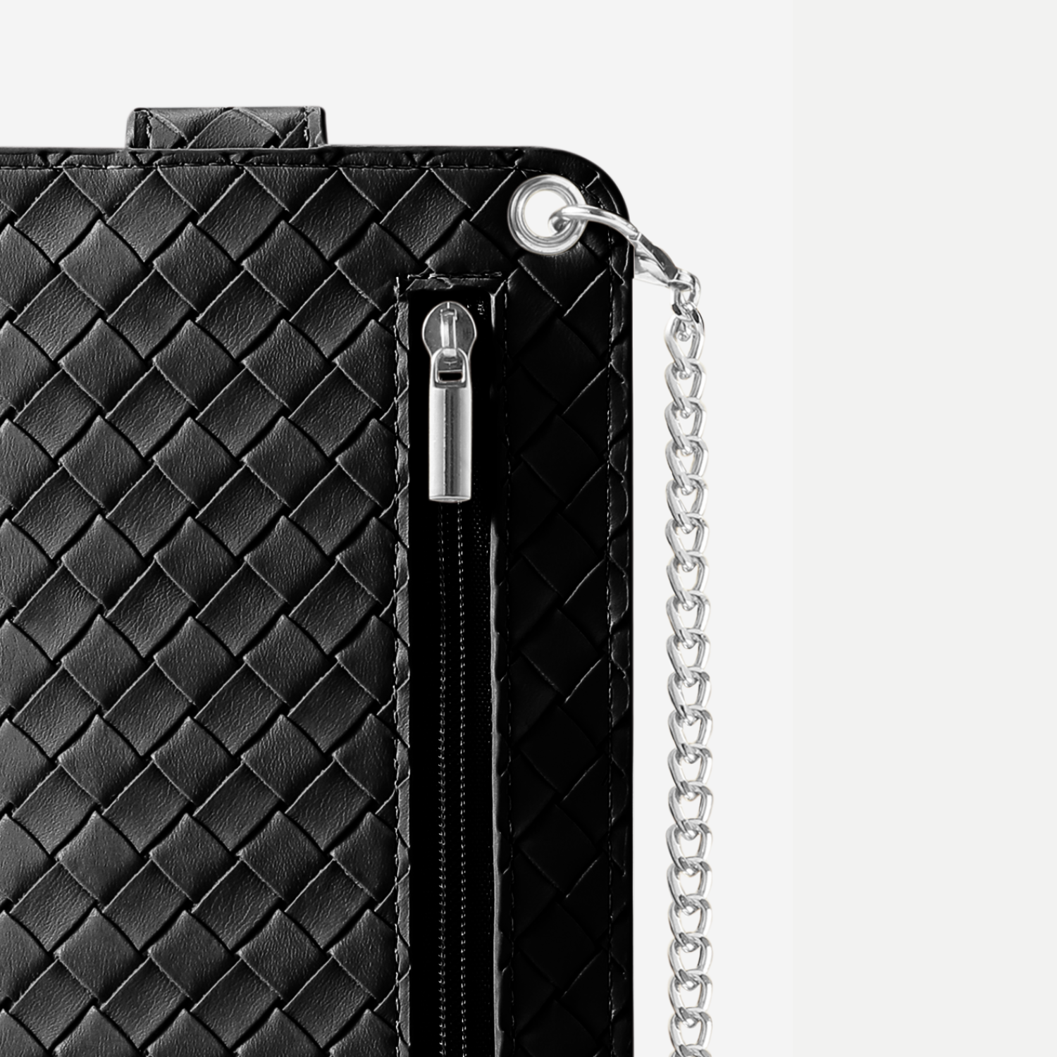 Ellie Rose Crossbody Phone Bag - Black