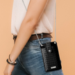 Ellie Rose Crossbody Phone Bag - Black