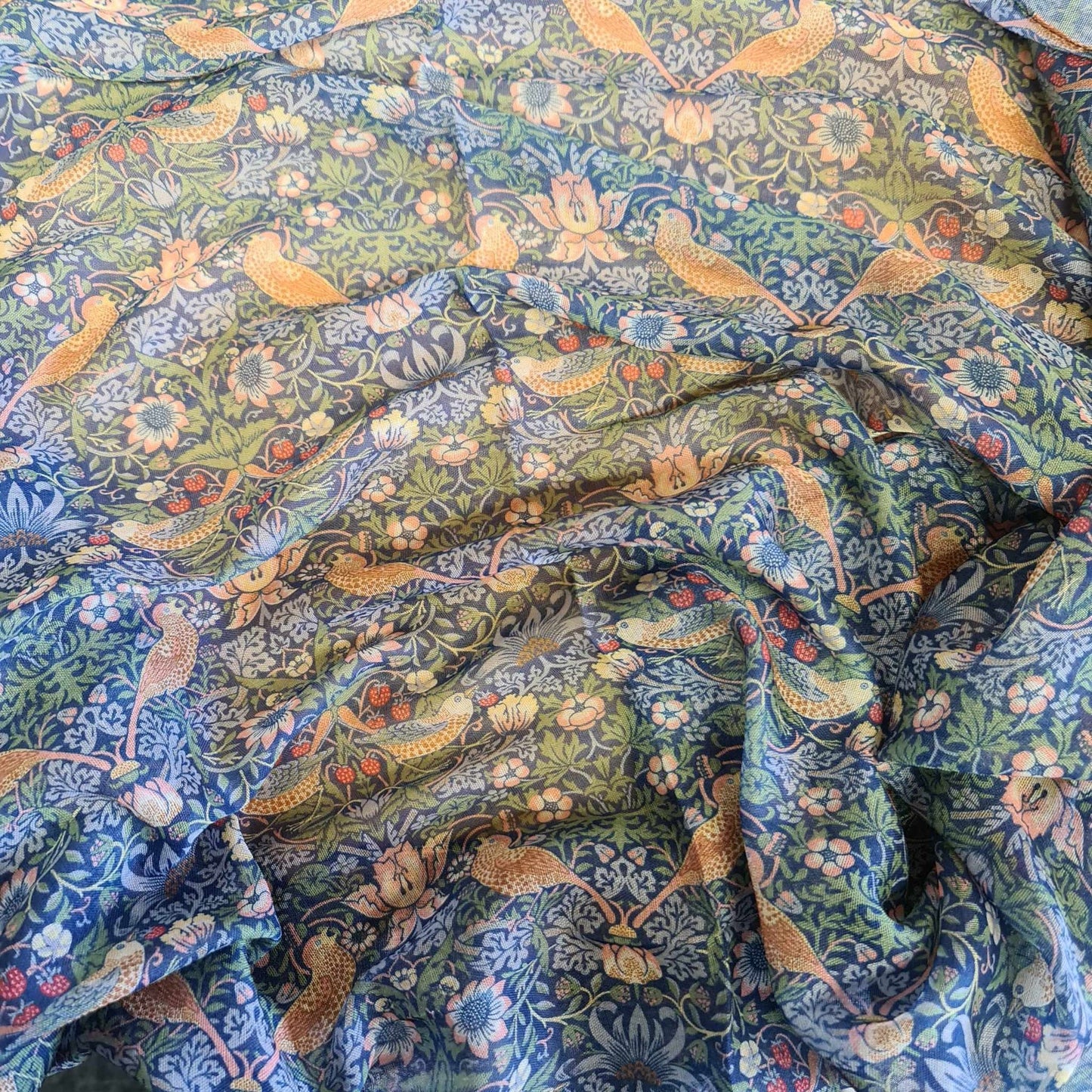 William Morris Strawberry Thief Scarf