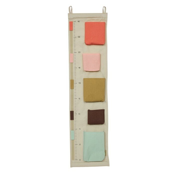 OYOY Growth Chart and Storage-Rose